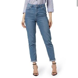 Topshop High Rise Mom Jeans